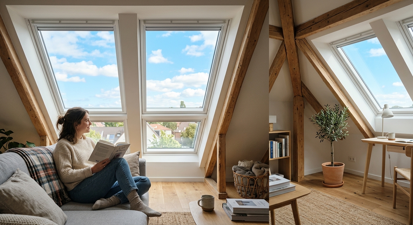 Lumi&egrave;re naturelle Velux Gap