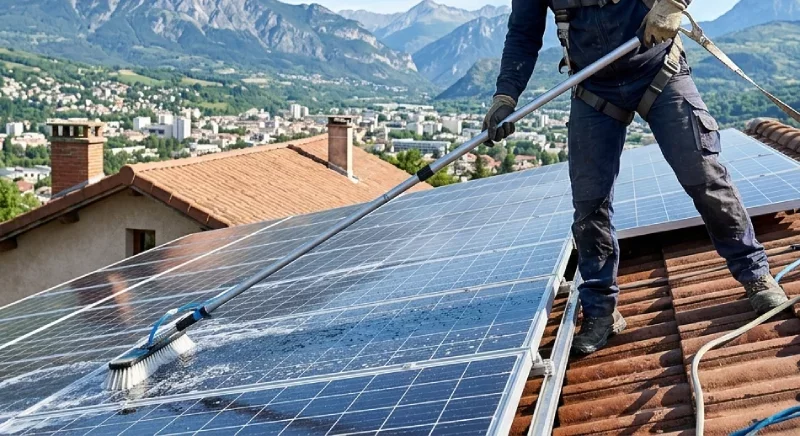 Nettoyage de Panneaux Photovolta&iuml;ques &agrave; Gap